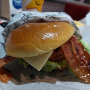 Hand -Breaded Bacon Swiss