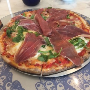 pizza de prosciutto