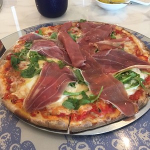 pizza de prosciutto