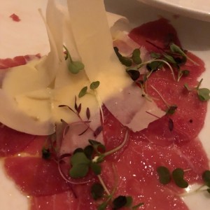 carpaccio de res