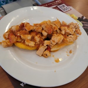 tortilla con pechuga de pollo