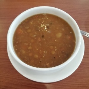 Sopa de lentejas