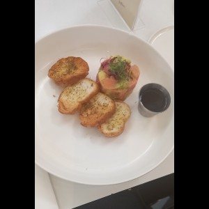 Avocado and Salmon Tartare