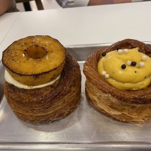 Pastel de maracuya y manzana