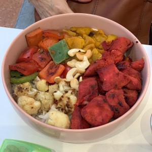 Indian Bowl. Rico en sabor