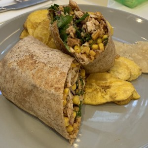 Jerk Chicken Wrap. Me encanto