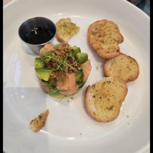 Avocado and Salmon Tartare