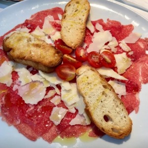 carpaccio de res