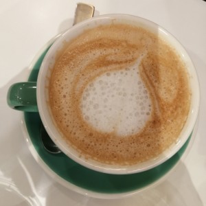 Capuccino con leche de almendras