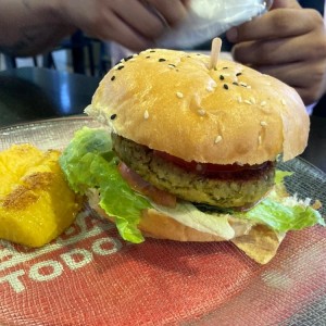 Hamburguesa de lenteja