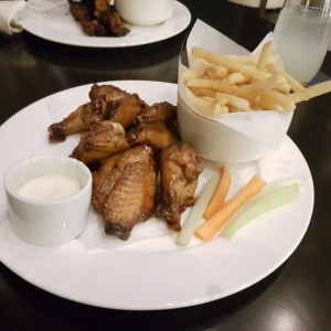 Alitas BBQ con Miel