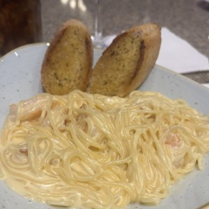 Pastas - Spaguettini con Camarones