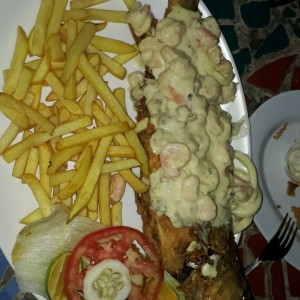 corvina en salsa veramar Blanca