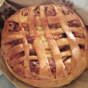 torta de queso y guayaba