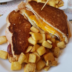 Mega bacon melt!