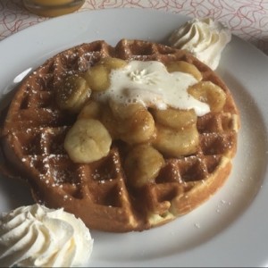 Waffle Banana Foster