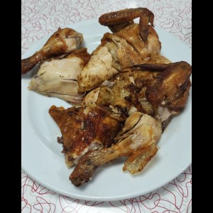 Pollo asado entero