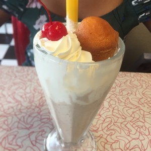 Batido de banana fresa