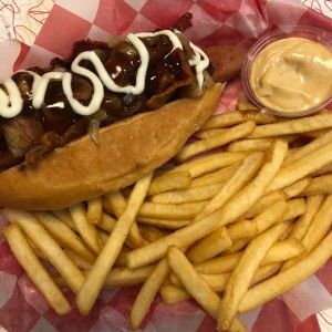 texas ranger hot dog