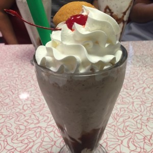 batido de banana con nutella