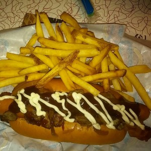 Texas ranger Hot dog