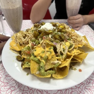 Nachos de pollo