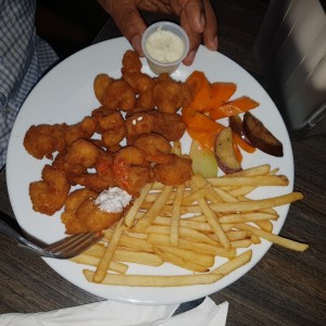Camarones apanados