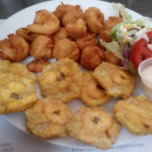 Camarones apanados