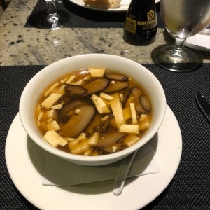 tofu con hongos negros!!