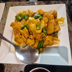 Pescado al curry