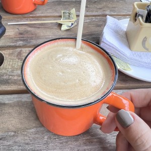 Latte con leche de almendras