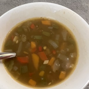 Sopa de lentejas