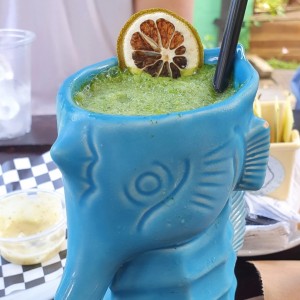limonada con jengibre y hierba buena