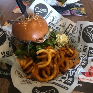 de chorizo y carne