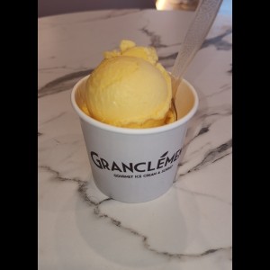helado de mango