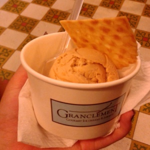 Helado de dulce de leche
