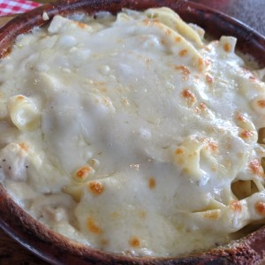 pasta Alfredo de pollo
