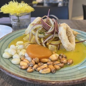 Ceviche peruano.