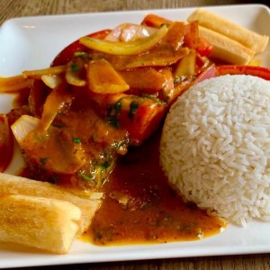 Corvina a la Chorrillana