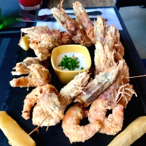 Chicharrones de Langostinos
