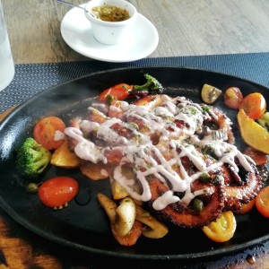 pulpo a la parrilla
