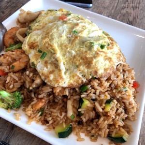 arroz chaufa de mariscos
