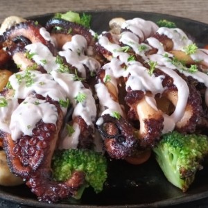 Pulpo a la parrilla