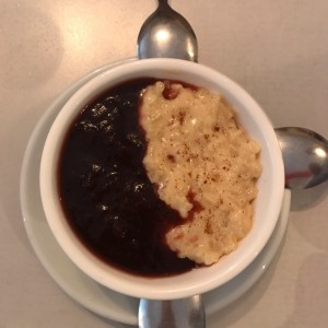 Postre Sol y Luna