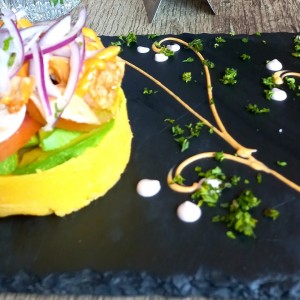 Causa de Camarones