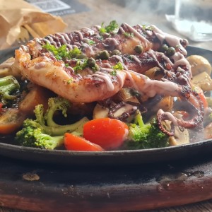 pulpo a la parrilla