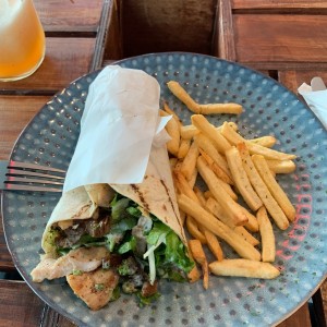 wrap de carne