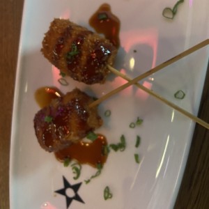 Brochetas de queso