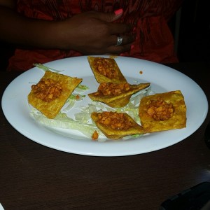 Patacones rellenos