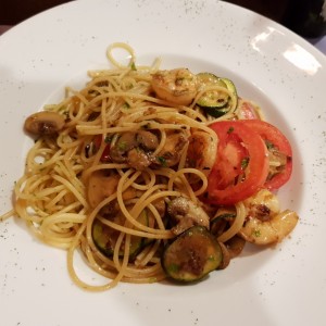 Spaghetti al oleo